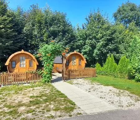 Schlaffass-Camping Gutshof Donauried Günzburg Exterior foto